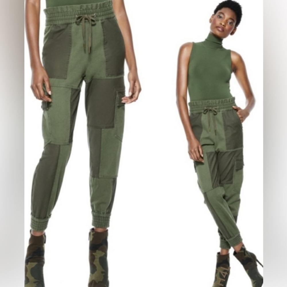 Alice + Olivia tribeca patchwork jogger